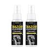wupeieu 100ml (3.38 Fl Oz) Razor Cleaning Liquid, Compatible With Panasonic Xtra ES LS LM RC LT73 Series, Cleans Your Shaver For Optimal Hygiene(2 pcs) view 1