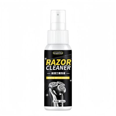 wupeieu 100ml (3.38 Fl Oz) Razor Cleaning Liquid, Compatible With Panasonic All Electric Shavers, Cleans Your Shaver For Optimal Hygiene(1 pcs)