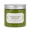 Eucalyptus & Mint Body Scrub, Exfoliating, Refreshing and Moisturizing, Handmade Natural Exfoliant, 8 oz view 1