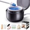 Nose Wax Kit Men, Nose Hair Removal Wax Kit with 100g Wax Beans & 40 Applicator Sticks, USB Fast Heating & Smart Constant Temperature, Multi-Purpose Hair Remover Tool, Portable Full Accessories Black view 1