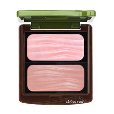 cheeryep Qianyan Blush Palette Cold Brew Baked Blush, Highlighter, Natural Long-Lasting Cheek Makeup (C714+C709, M)