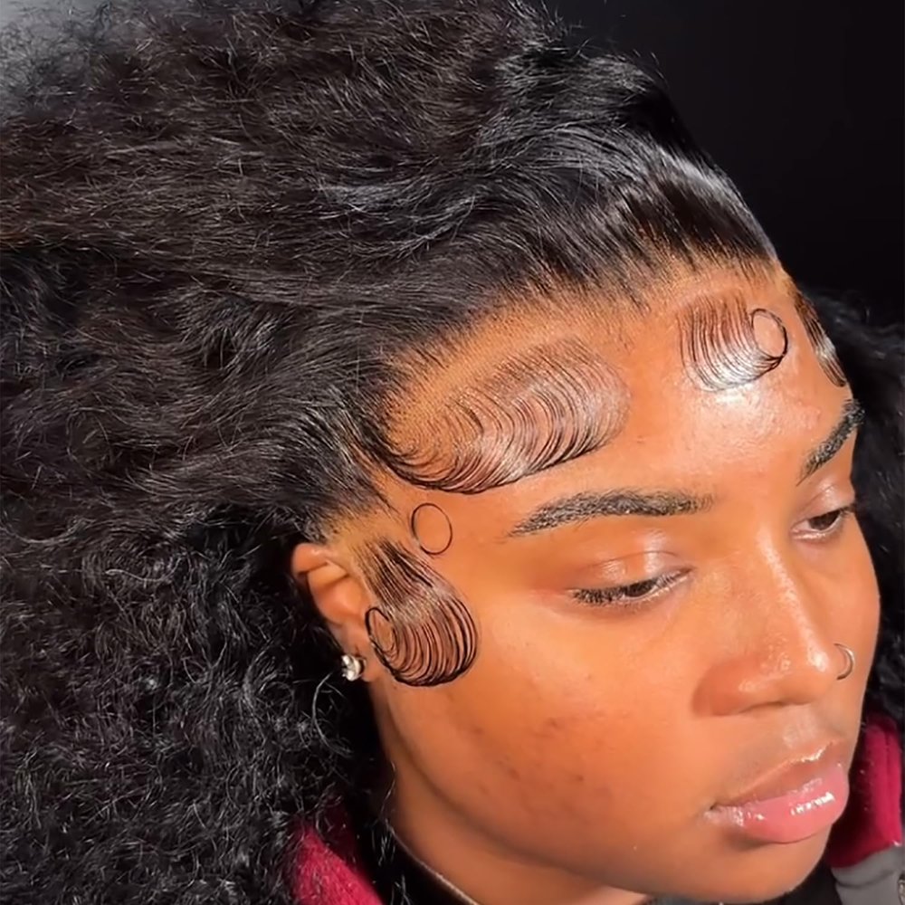NESMON Deep Wave 13x6 SKINLIKE HD Lace Front Wig Human Hair Pre Plucked
