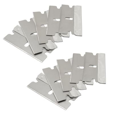vibedor 20 Packs Razor Blades Single Edge for Scraping Paint