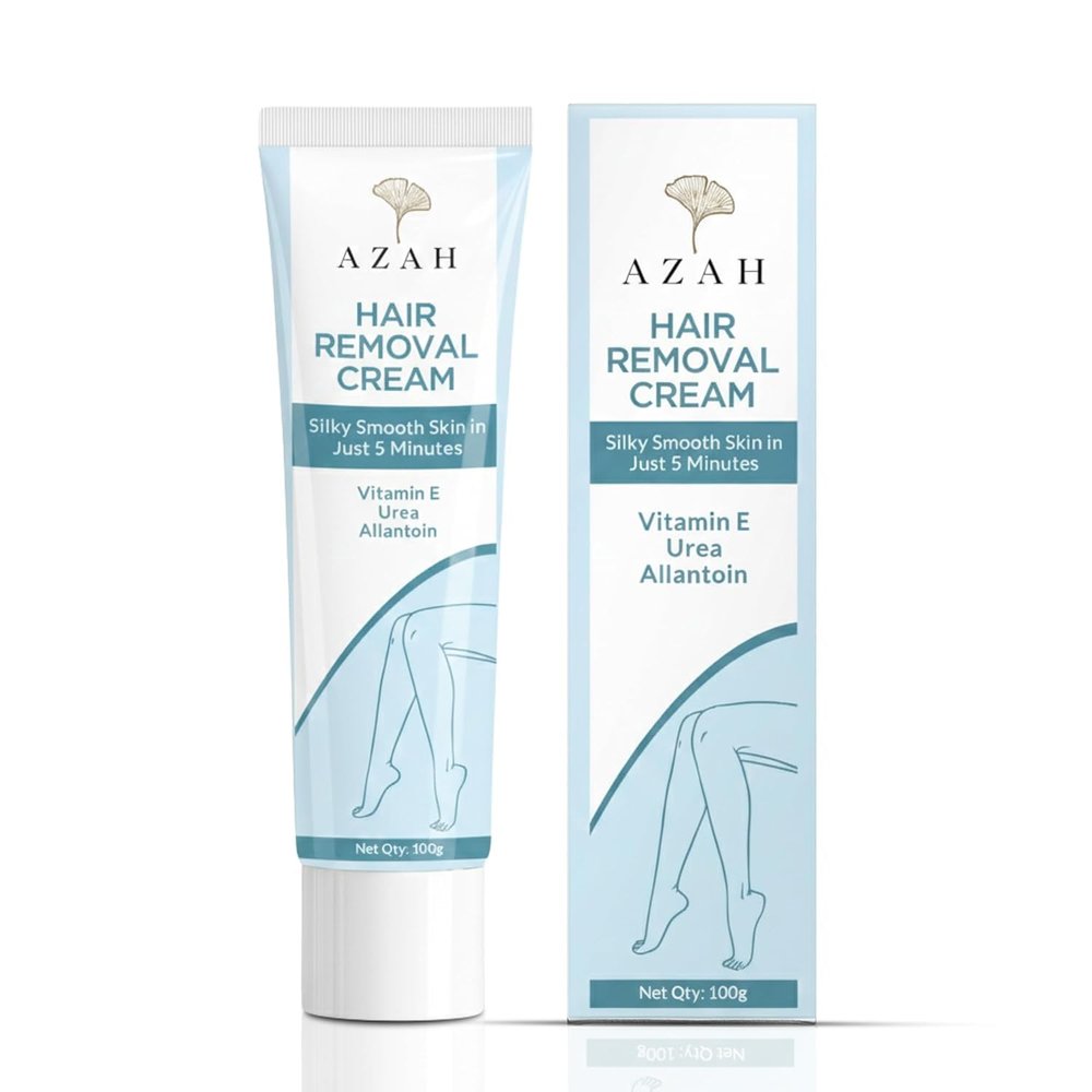 AZAH Hair Removal Cream for Women [100 GM] | Bikini Hair Removal CreamFast & Painless Hair Remover | Ideal for Arm, Underarm, Leg & Bikini Area