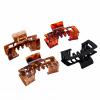 BRRNOO Hat Claw Clips 4-Piece Set Baseball Cap Clips for Women with Hollow Teeth Leopard Print for Thick Hair Long Hair Ponytail Bun (4pcs) view 3