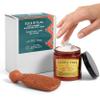 Pumice Stone for Feet + Foot Cream Kit - Pedicure Tools for Dry Cracked Heel Treatment + Moisturizer view 1