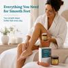 Pumice Stone for Feet + Foot Cream Kit - Pedicure Tools for Dry Cracked Heel Treatment + Moisturizer view 2