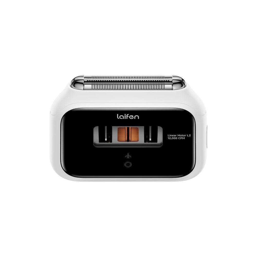Laifen P3 3-Blade Travel Electric Shaver for Men Face, Dry&Wet White Razor