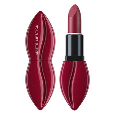 Mufeng 1Pc Matte Finish Lipstick, Fade-proof Intense Color, Lip-contouring Formula for Reliable Daily Application Color 01 One Size