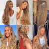 14 14 14 Inch P27/613 Honey Blonde Human Braiding Hair for Boho Braids Human Hair Weave Deep Wave Bulk 3 Bundle Unprocessed Brazilian Virgin Hair Honey Blonde Deep Water Braiding Hair Extensions 150g view 2