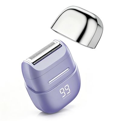 UNIMIKO Electric Shaver for Women Waterproof Mini Electric Razors for Women - Cordless Foil Shaver for Hair Removal, Legs, Face, Body, Bikini,Sensitive Skin, Razor for Teen Girls (Purple, Fashion)