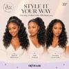 OQ HAIR Loose Curly Half Wig Human Hair 22 Inch For Women view 3