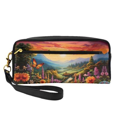 OIBNKCN Mysterious Wonderland Versatile Travel Makeup Bag - Double-Sided Print, Ultra-Soft PU Leather Cosmetic Organizer for Women, Mothers Day Gifts & Teacher Appreciation