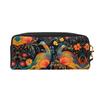 OIBNKCN Ancient peacock silhouette Versatile Travel Makeup Bag - Double-Sided Print, Ultra-Soft PU Leather Cosmetic Organizer for Women, Mothers Day Gifts & Teacher Appreciation view 2