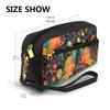 OIBNKCN Ancient peacock silhouette Versatile Travel Makeup Bag - Double-Sided Print, Ultra-Soft PU Leather Cosmetic Organizer for Women, Mothers Day Gifts & Teacher Appreciation view 3