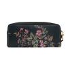 OIBNKCN Ancient embroidered flowers Versatile Travel Makeup Bag - Double-Sided Print, Ultra-Soft PU Leather Cosmetic Organizer for Women, Mothers Day Gifts & Teacher Appreciation view 2