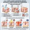 2-in-1 Hair Removal & Skin Care Device for Women, Full Body Grooming and Facial Beauty Tool, Comfortable Home Beauty Machine with Easy Touch Control for Daily Personal Care view 3