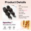 REECHO Clip in Hair Volumizer, 2PCS 12 inch Short Thick Beach Wave Clip in Hairpieces Adding Extra Volume Hair Extensions for Women - Black Brown view 2