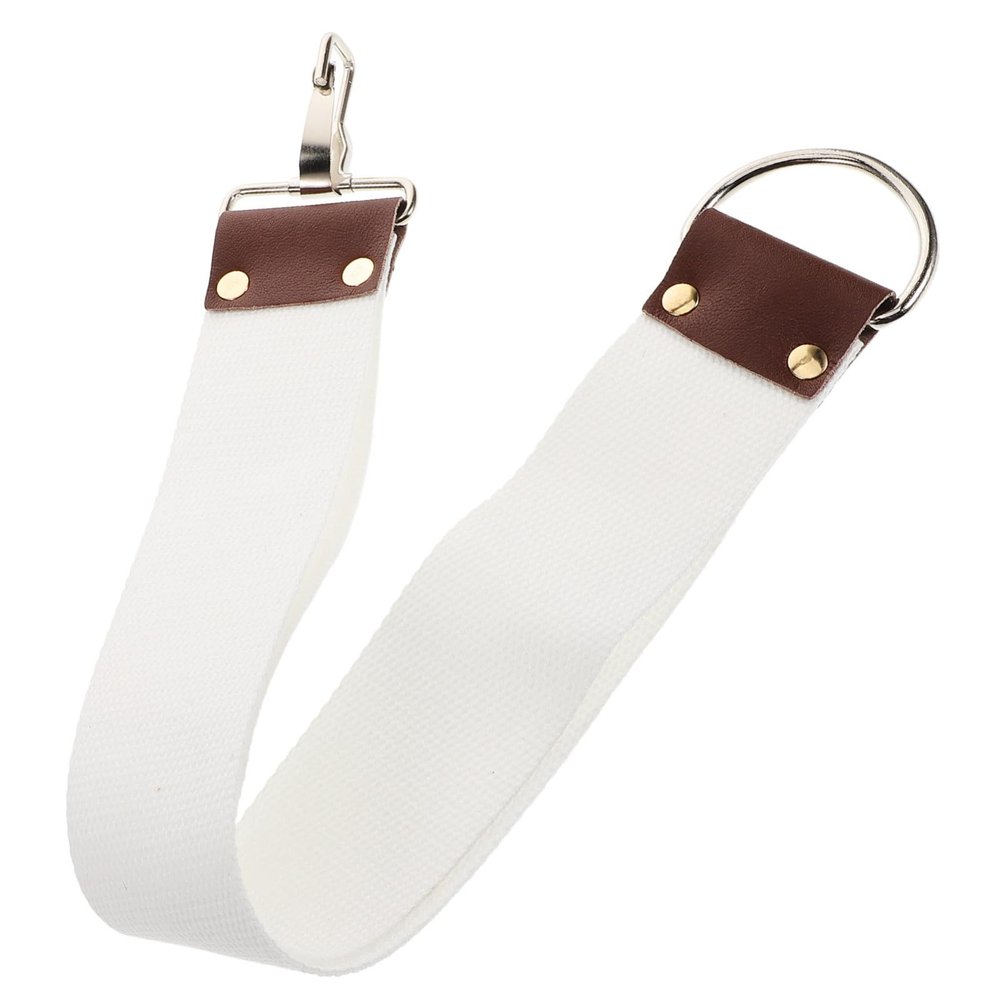 VINTORKY Canvas Straight Razor Stropping Belt Double Layer Razor Sharpening Strap Barber Shaving Strop Home and Salon Use