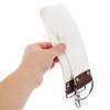 VINTORKY Canvas Straight Razor Stropping Belt Double Layer Razor Sharpening Strap Barber Shaving Strop Home and Salon Use view 4