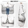 Qilmy Paris Eiffel Tower Hair Cutting Cape, Waterproof Salon Barber with Adjustable Closure, Professional Hair Cutting Cape Haircut for Men Women - 65" x 55" view 4
