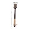 DECORNIJIA Exfoliating Shower Brush with Extra Long Handle, Soft Horsehair Back Scrubber for Wet Dry Use, Gentle Body Scrub Brush for Men and Women Bath Cleaning view 2
