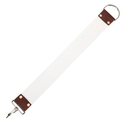 FRCOLOR Dual Layer Canvas Razor Strop Belt Professional Straight Razor Sharpening Tool Barber Shaving Strap for Home and Salon Use