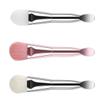SEWCHICS 3pcs Facial Mask Brush Set with Soft Bristles and Silicone Applicators, Double-ended Cream Mask Applicators and Stirring Spoons for Skincare, Suitable for Home Spa and Beauty view 1