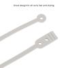 Xixian 50pcs Wave Perm Rods for DIY Hair Styling Flat White Hairdressing Bars, 8cm view 2