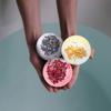 4Pcs Mineral Salt Bath Ball Set for Shower and Travel Use Blue view 4