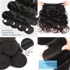 12A Body Wave Bundles Human Hair 18 20 22 Inch Human Hair Bundle 100% Unprocessed Brazilian Virgin Hair Extensions for Black Women Quick Weave Natural Color view 4