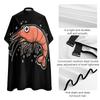 Cartoon Shrimp Haircut Barber Cape for Hair Cutting Apron for Men Women with Adjustable Snap view 4