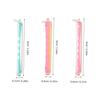 DECHOUS 18pcs Plastic Hair Perm Rods Set for Short and Long Hair Small Curling Rods for Heatless Cold Wave Perming for Natural Waves and Braids in White Green White Pink Pink Yellow view 2