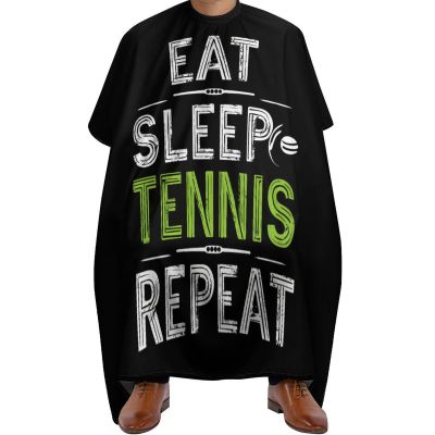 Funny Sport Tennis Haircut Barber Cape for Hair Cutting Apron for Men Women with Adjustable Snap