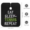 Funny Sport Tennis Haircut Barber Cape for Hair Cutting Apron for Men Women with Adjustable Snap view 2