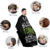 Funny Sport Tennis Haircut Barber Cape for Hair Cutting Apron for Men Women with Adjustable Snap view 3