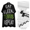 Funny Sport Tennis Haircut Barber Cape for Hair Cutting Apron for Men Women with Adjustable Snap view 4