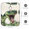 Green Snake Haircut Barber Cape for Hair Cutting Apron for Men Women with Adjustable Snap view 2