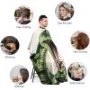 Green Snake Haircut Barber Cape for Hair Cutting Apron for Men Women with Adjustable Snap view 3