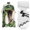Green Snake Haircut Barber Cape for Hair Cutting Apron for Men Women with Adjustable Snap view 4