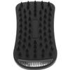 MAGICLULU Silicone Double-Sided Beard and Body Scrubber Brush Large Square Black Soft Skin Cleansing Bath Brush for Men Facial Exfoliator and Back Scrubber view 1