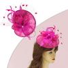 1920s Flower Barrettes for Women Flapper Headpiece Accessories for Cosplay Party Elegant Feathered Pearl Floral Hair for Women view 2