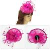 1920s Flower Barrettes for Women Flapper Headpiece Accessories for Cosplay Party Elegant Feathered Pearl Floral Hair for Women view 4
