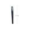 Alipis 4pcs Stainless Steel Eyebrow Clips Tweezers Slant Flat Tips for Eyebrow Shaping Hair Removal and False Lash Application Easy to Clean Black view 2