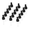 ADOCARN 20pcs Glass Pipette Droppers with Silicone Rubber Bulb and Screw Cap, 15ml 0.5 Oz Airtight Oil Droppers for Essential Oils and Perfumes, for DIY Crafts and Aromatherapy view 1