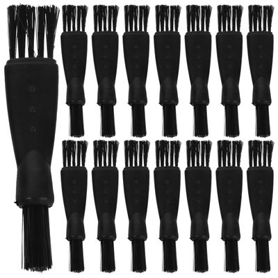 Ipetboom 20 Pcs Double-head Electric Shaver Cleaning Brushes for Men Razor and Hair Clipper, Plastic Small Bristle Trimmer Cleaner for Shaving and Back Hair Maintenance
