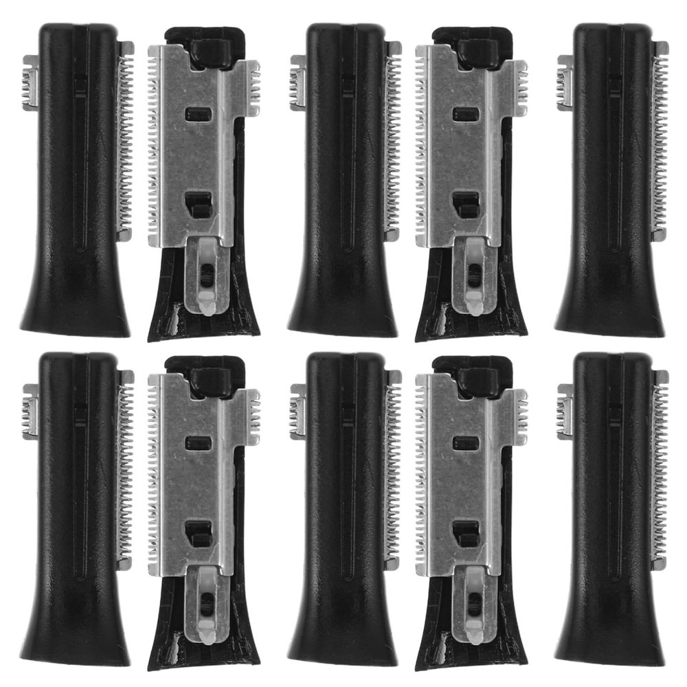 BETOOKY 10pcs Electric Eyebrow Razor Replacement Heads with Quick Head Replacement and Efficient Cutting Technology, Stainless Steel Blades for Personal Face Razor Accessories, Suitable