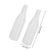 CAXUSD 80pcs 2ml Plastic Dropper Bottles Eye Liquid Bottles Squeezable Mini for Travel Essential Oil Storage view 2