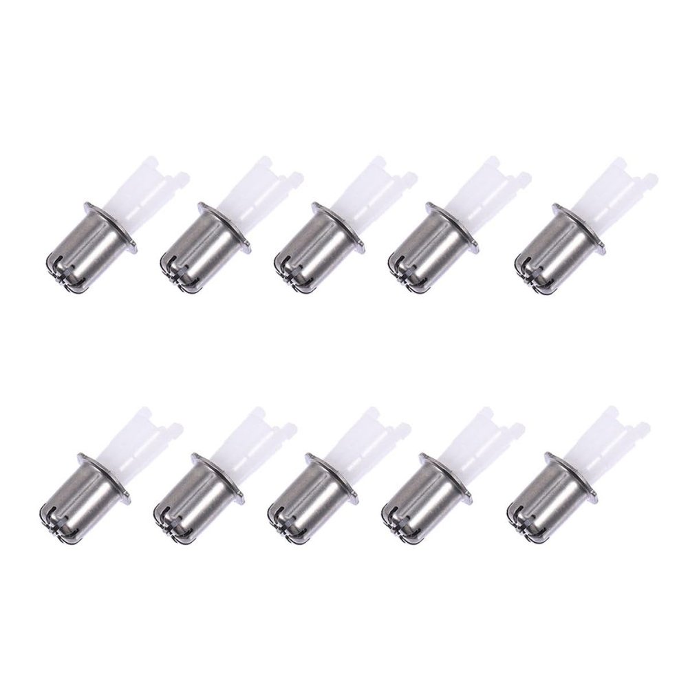 BELLIFFY 10pcs Nose Hair Trimmer Replacement Heads Electric Nose Hair Clipper Parts with Steel Caps Household and Salon Supplies