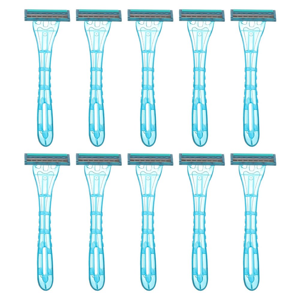 BELLIFFY 20pcs Disposable Razors Stainless Steel Manual Shavers Body Hair Shaver for Men and Women Travel Personal Care Grooming